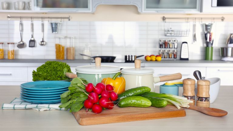 Organized Kitchen - Preparation Area